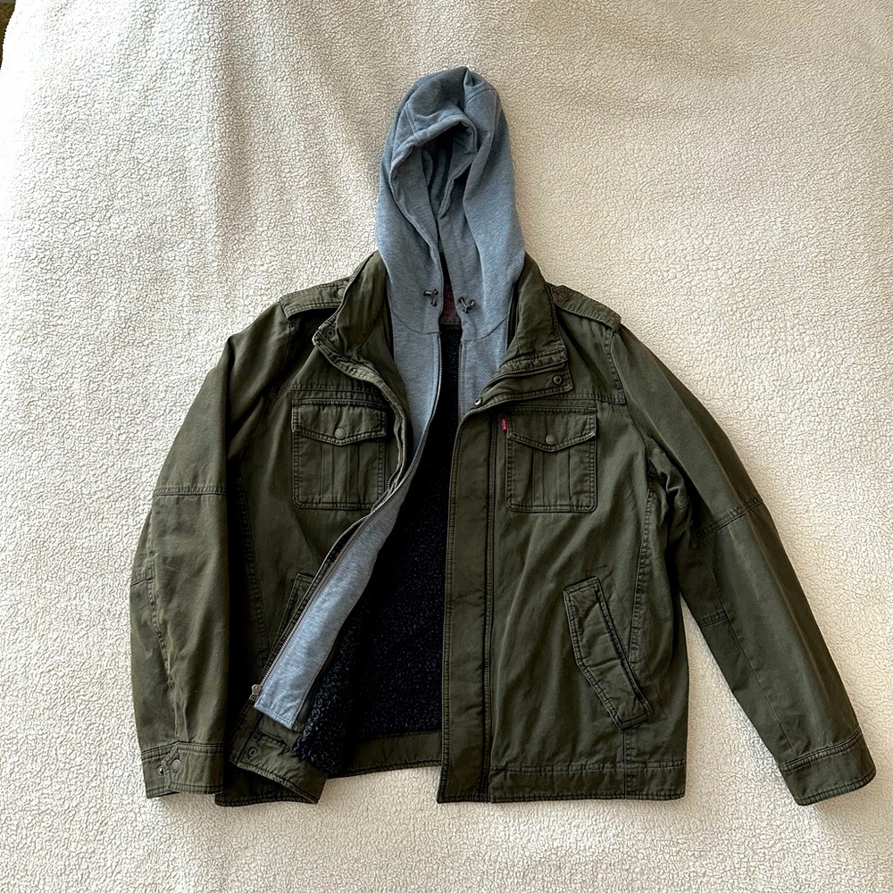 Levi’s Canvas jacket/hoodie